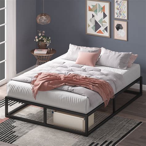 Bed frames at wayfair - Its contemporary design brings a warm and elegant feel to your homey home. This bed frame has 6 legs, 4-8 extra center legs, and 10 durable iron slats to provide better support for your mattress. All materials are neatly packaged, with clear instructions, including all tools, for a sturdy and handy bed frame you want to take advantage of. 